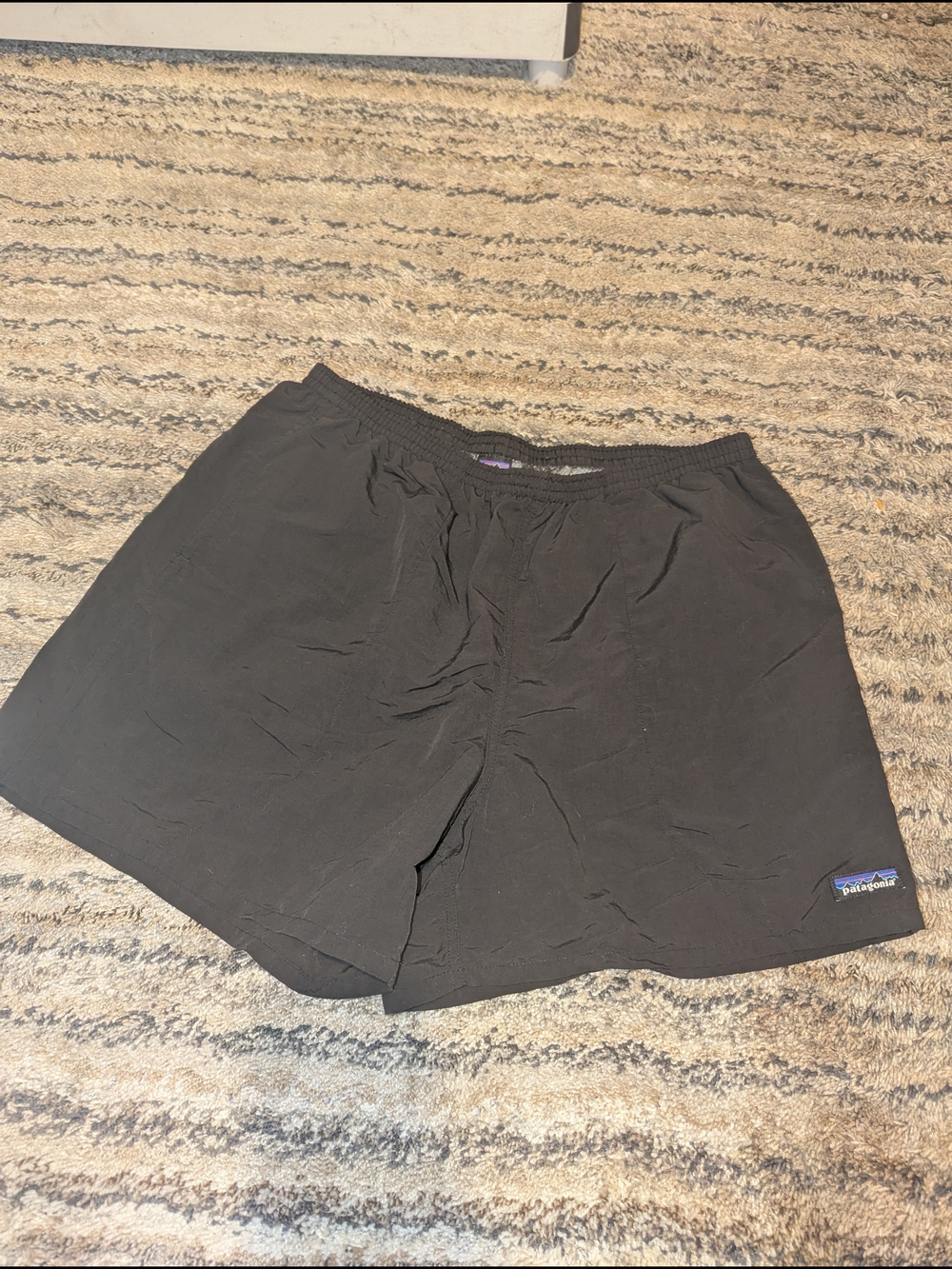 Patagonia Men’s Black Elastic-Waist Hybrid Shorts
